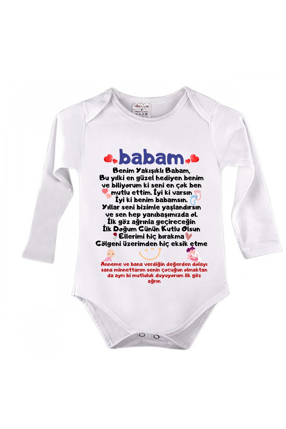 KİŞİYE ÖZEL ZIBIN BABAM YAZILI 