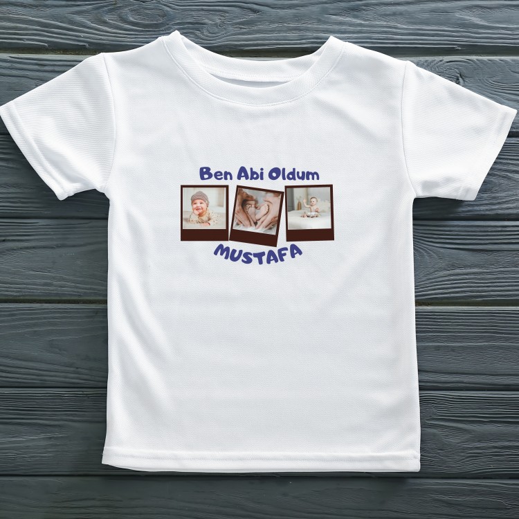KİŞİYE ÖZEL TİŞÖRT BEN ABİ OLDUM
