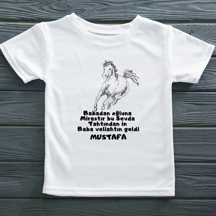 KİŞİYE ÖZEL TİŞÖRT VELİAHTIN GELDİ BABA KİŞİYE ÖZEL TİŞÖRT VELİAHTIN GELDİ BABA