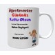 Kişiye özel kupa öğretmenler günü temalı