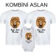 Kişiye Özel Kombini Aslan Temalı