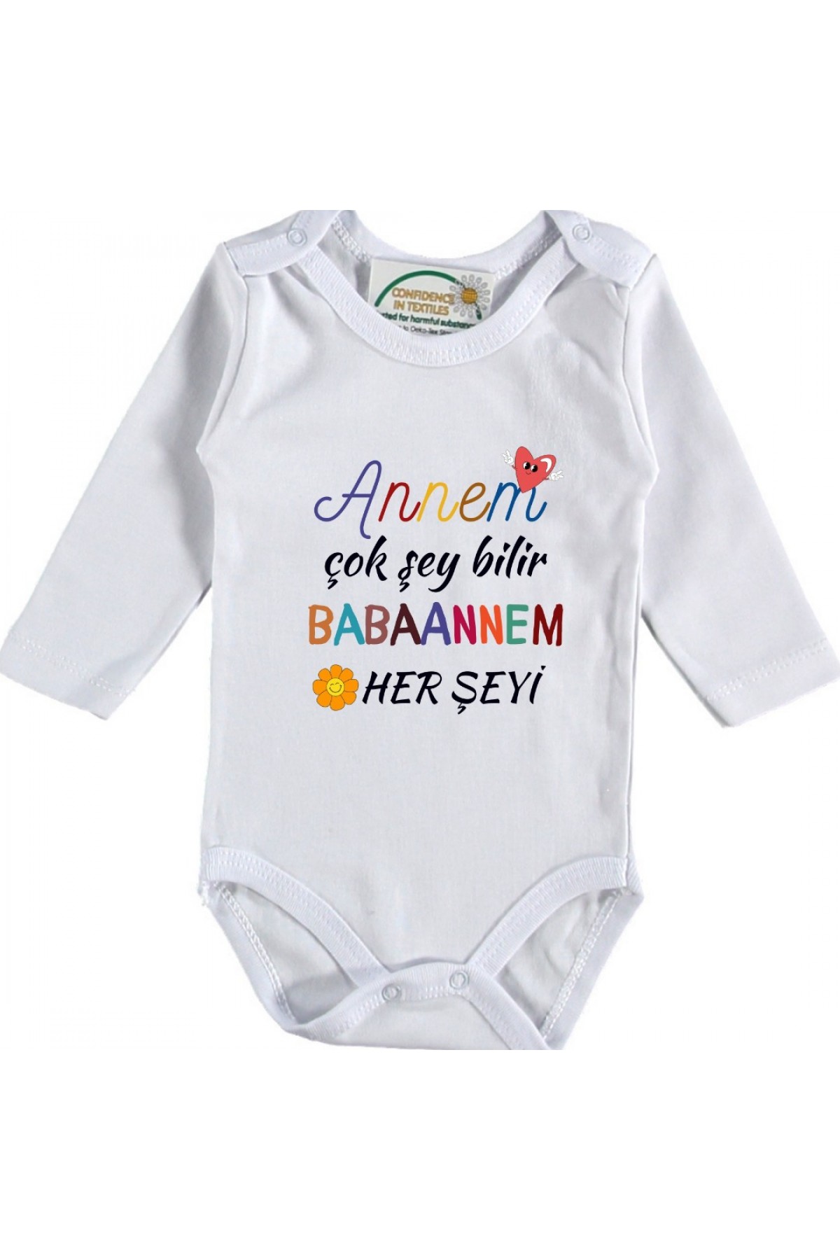 Annem Çok şey Bilir Ama babaannem her Şeyi Yazılı Bebek Zıbın