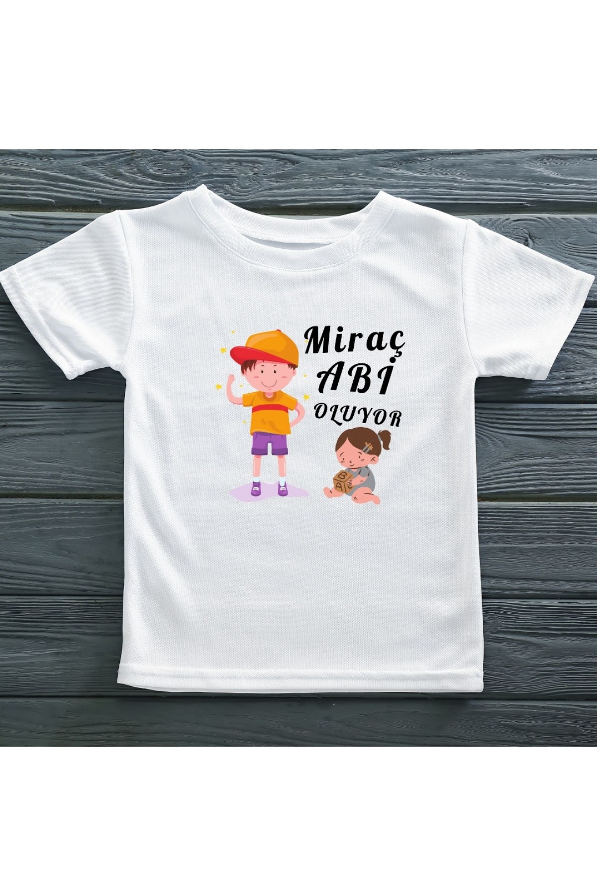 Abi Oluyor Kız Bebek Çocuk Tişört