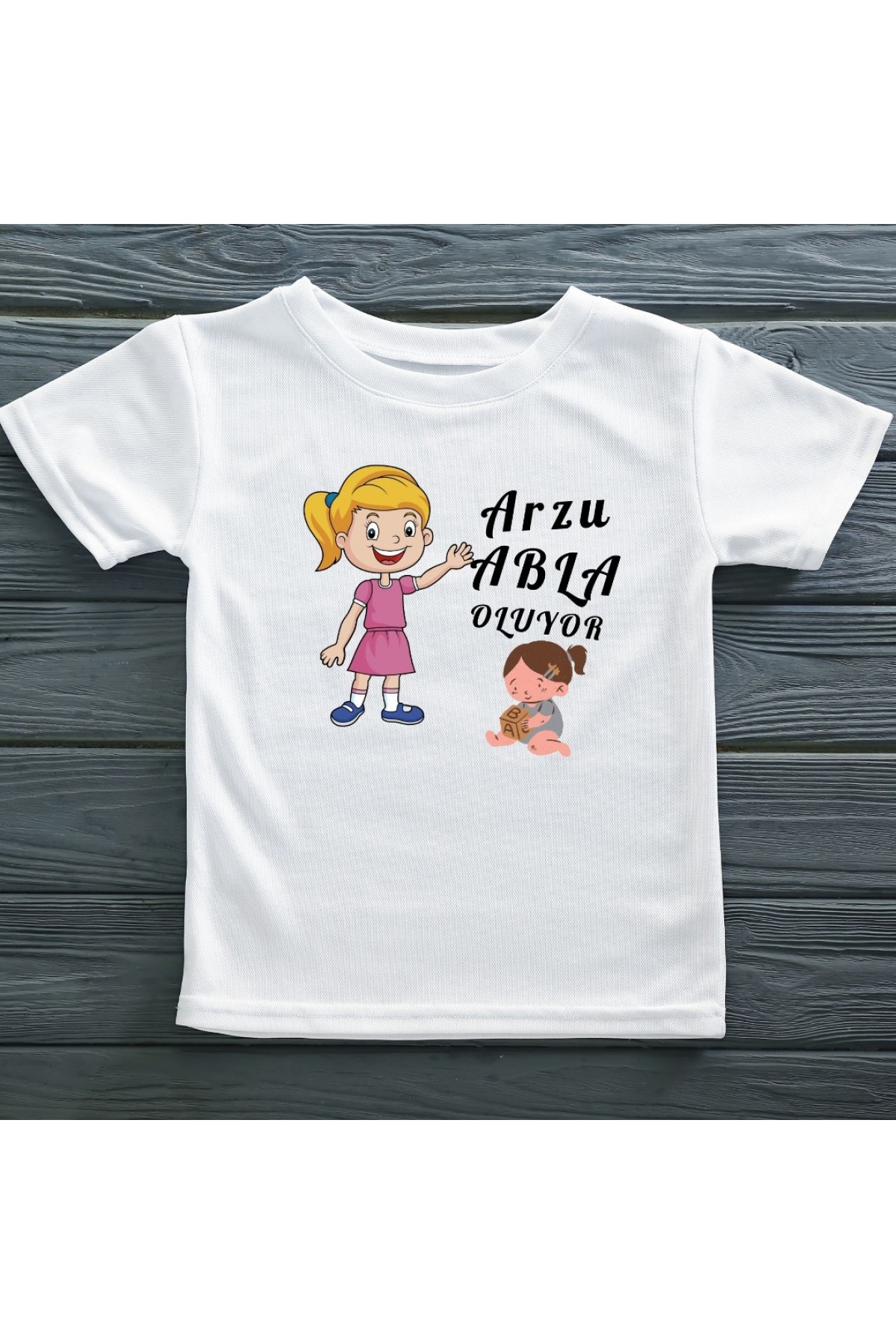 Abla Oluyor Kız Bebek Çocuk Tişört
