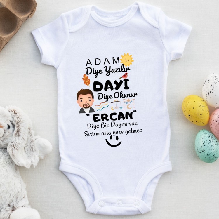 Kişiye özel bebek Zıbın Adam diye yazılır Dayı diye okunur