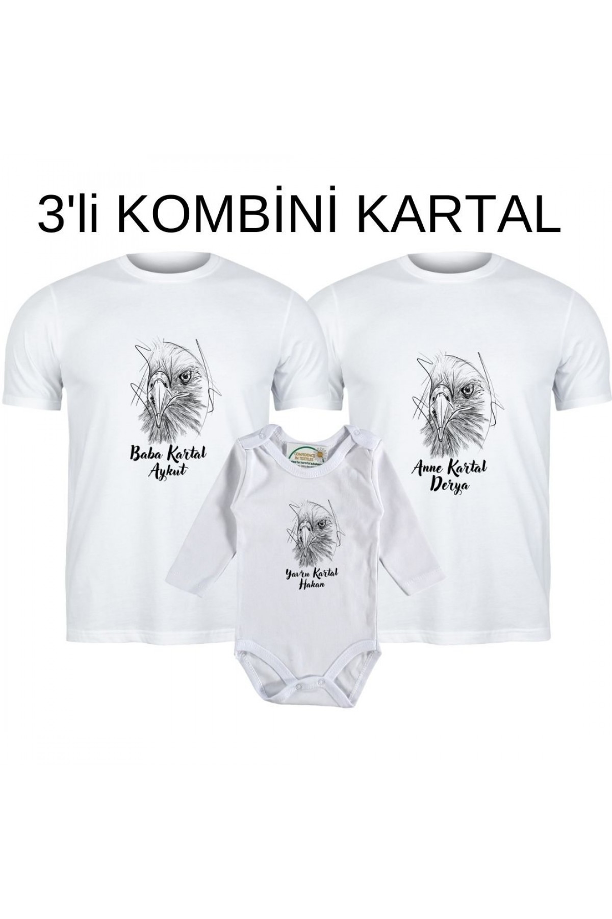 Kişiye Özel Kombini Kartal Temalı