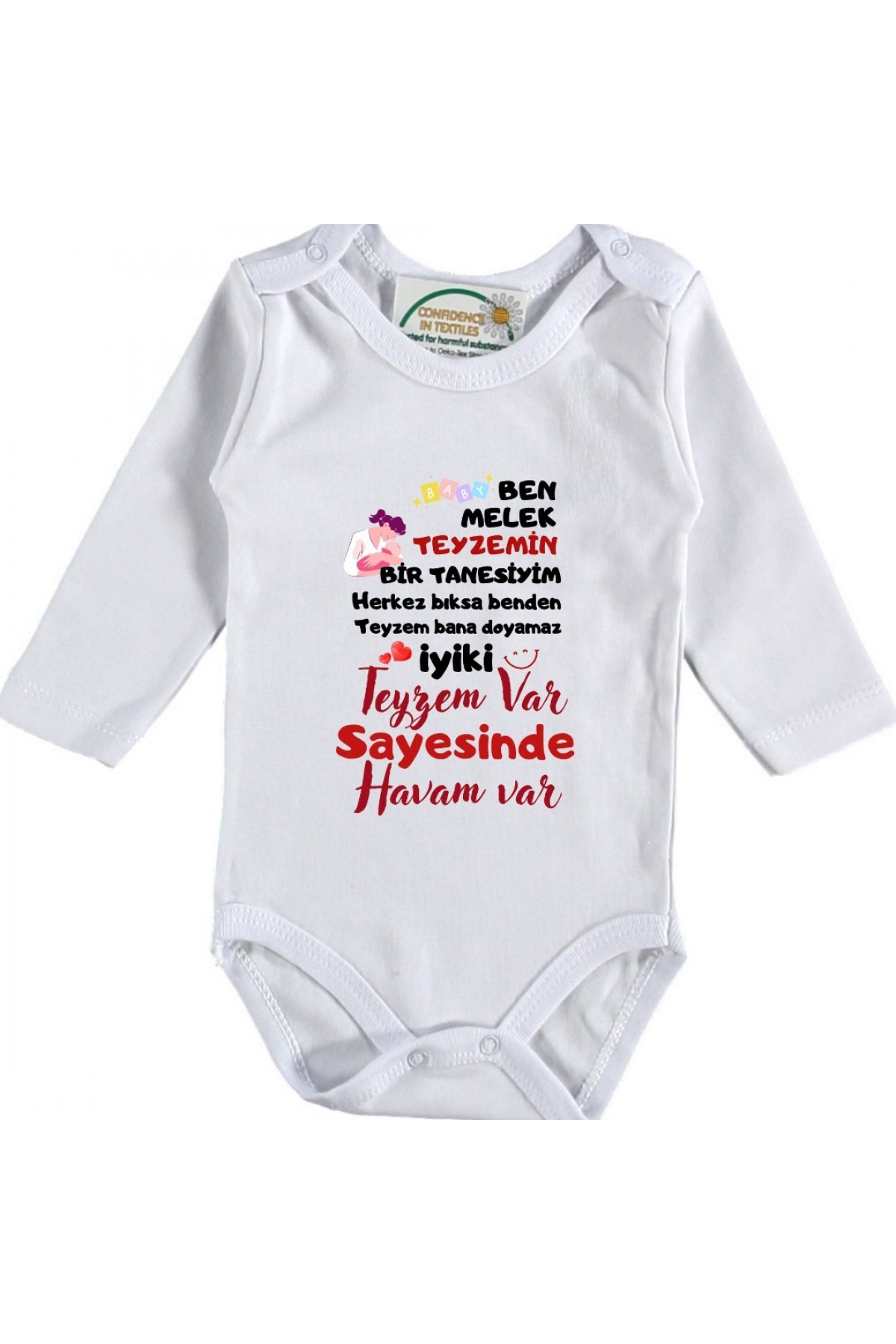 Kişiye özel bebek zıbın ben teyzemin bir tanesiyim