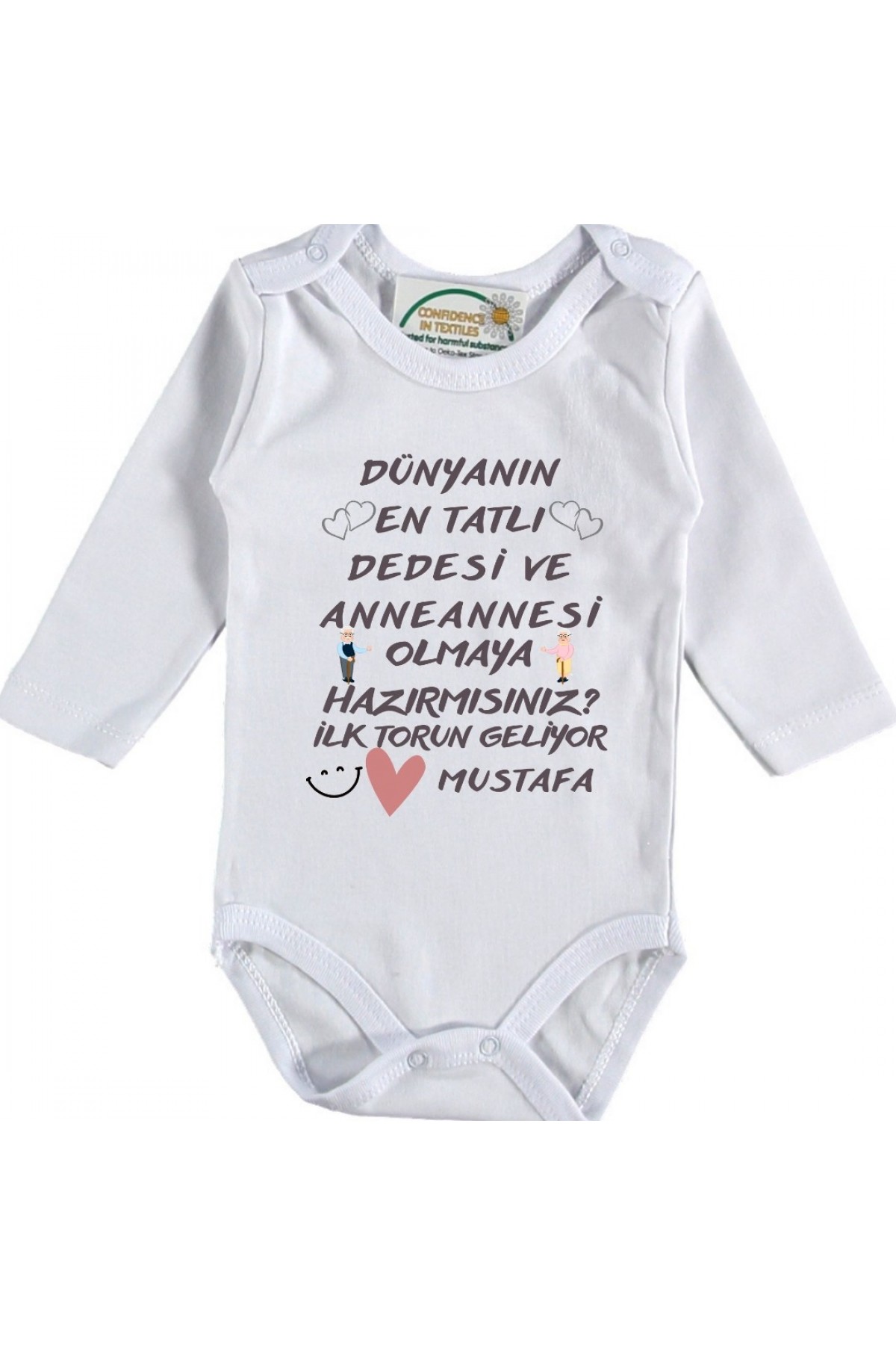 Kişiye özel bebek zıbın ilk torun geliyor