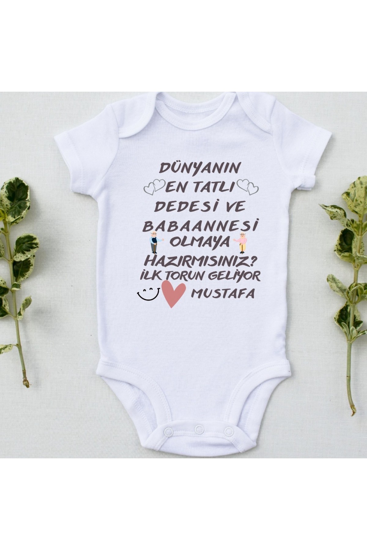 Kişiye özel bebek zıbın ilk torun geliyor