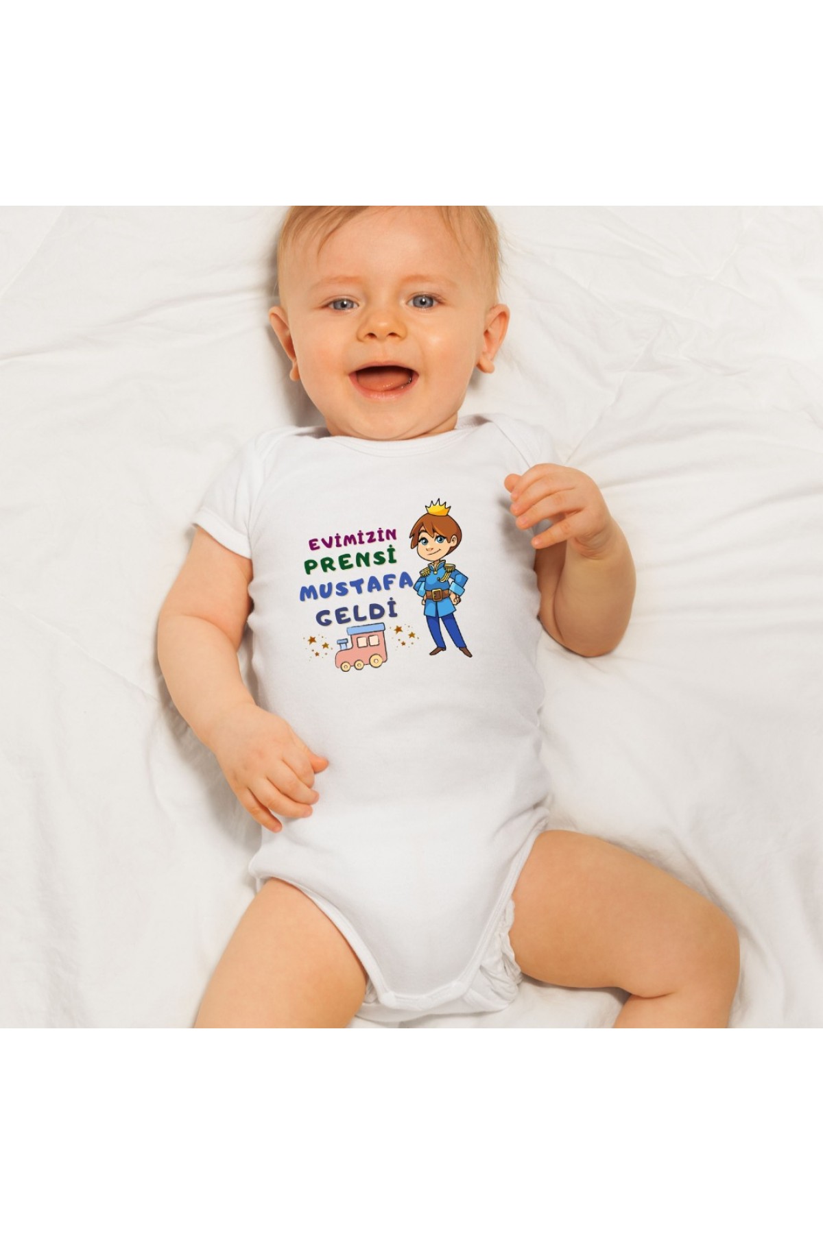 Kişiye özel bebek Zıbın Evin Prensi Geldi