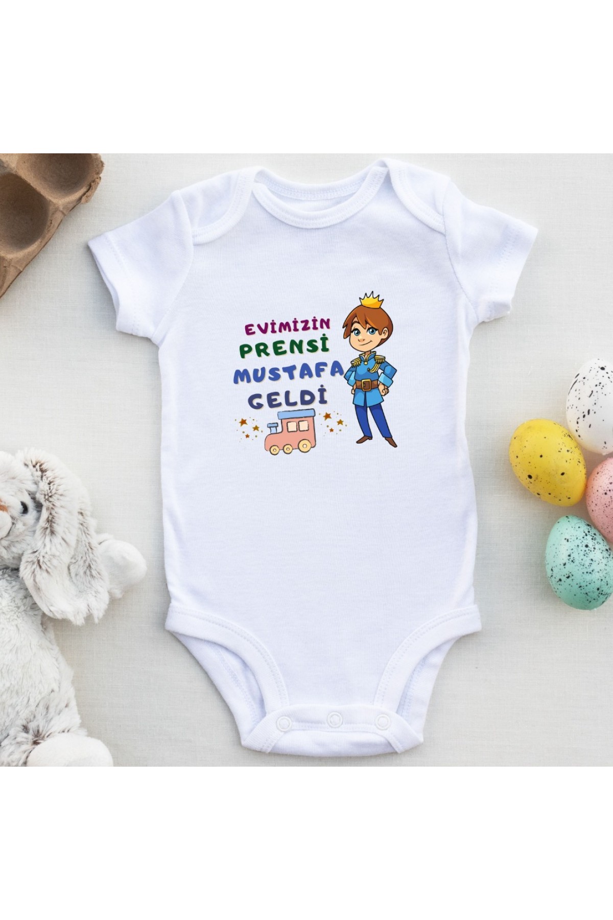 Kişiye özel bebek Zıbın Evin Prensi Geldi