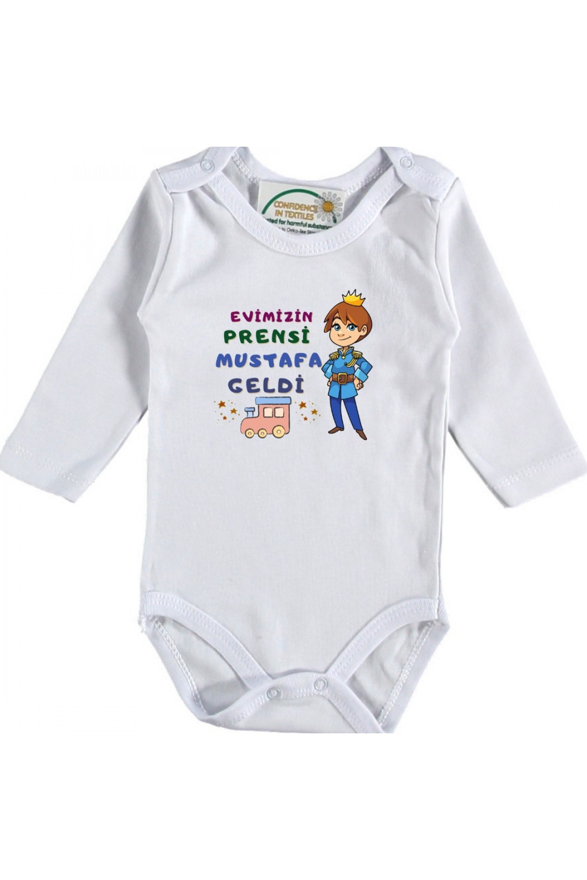 Kişiye özel bebek Zıbın Evin Prensi Geldi