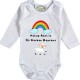 İlk Bayramım temalı Baskılı Bebek Zıbını 