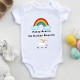 İlk Bayramım temalı Baskılı Bebek Zıbını 