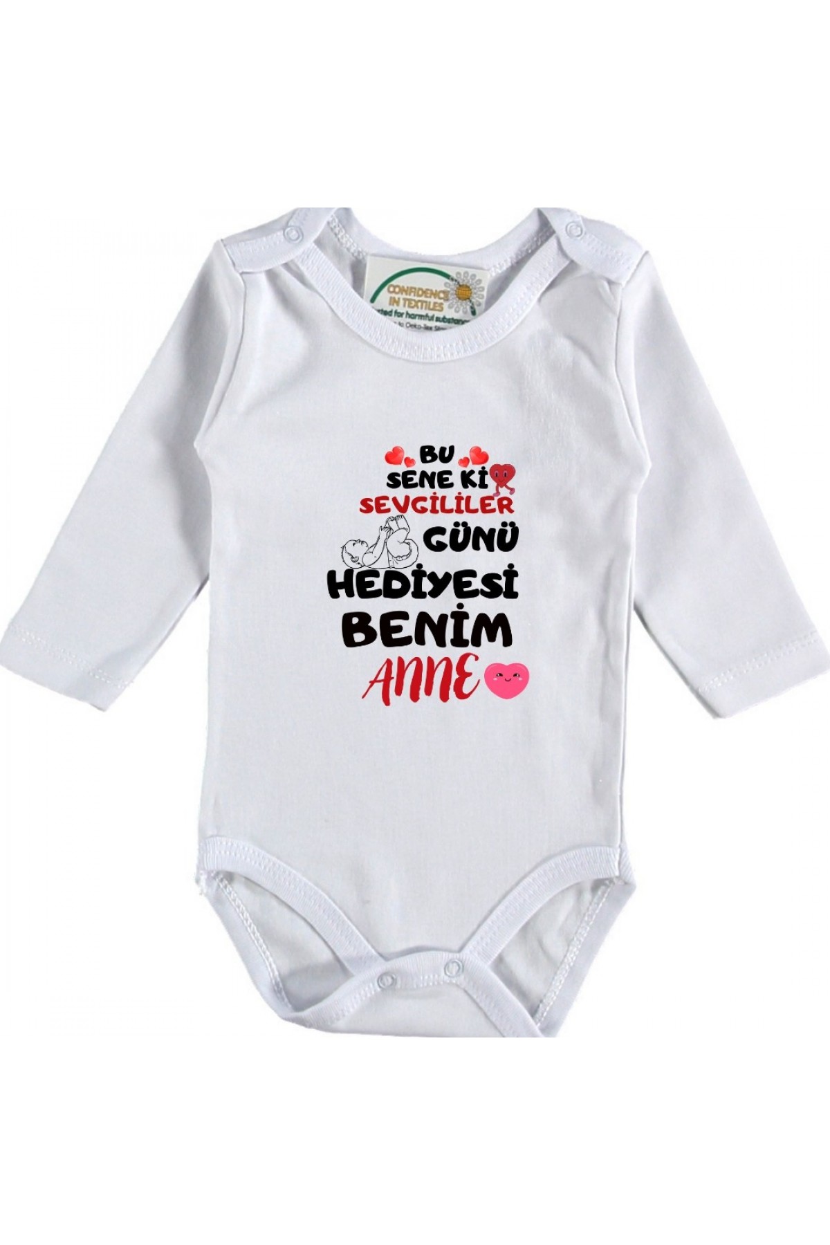 Kişiye özel bebek zıbın Kişiye özel bebek zıbın Sevgililer günü Anneye hediye