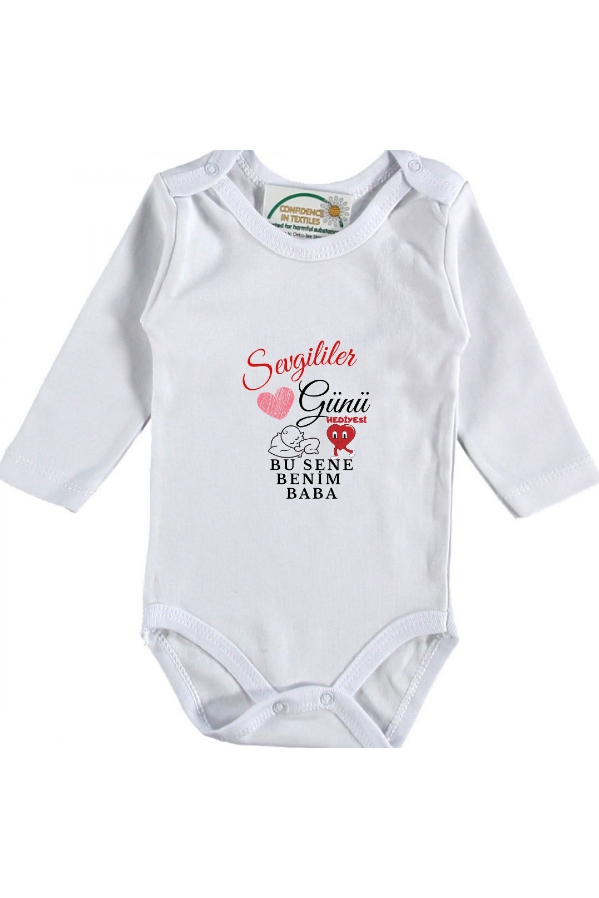 Kişiye özel bebek zıbın Kişiye özel bebek zıbın Sevgililer günü Babaya hediye