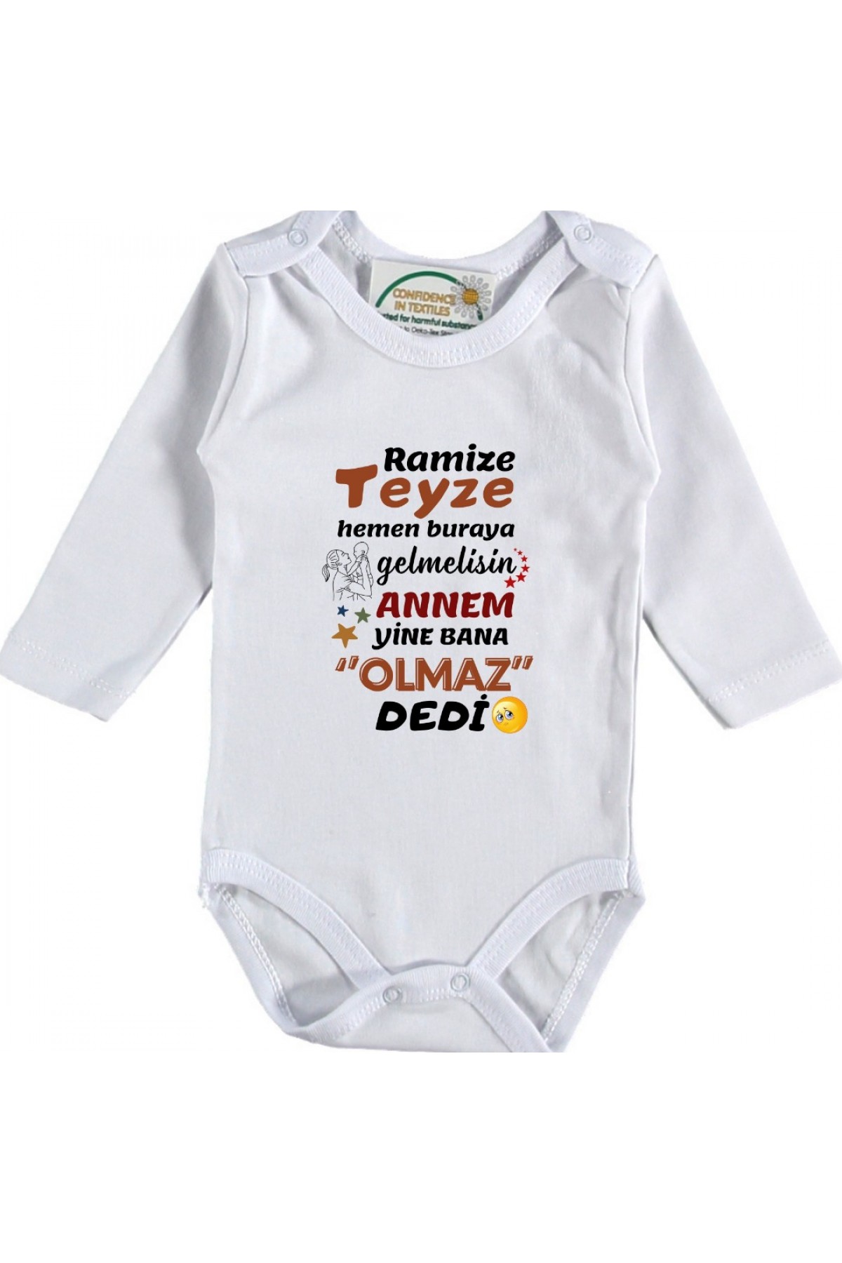 Teyze Hemen Buraya gelmelisin Yazılı Bebek Zıbın Teyze Hemen Buraya gelmelisin Yazılı Bebek Zıbın