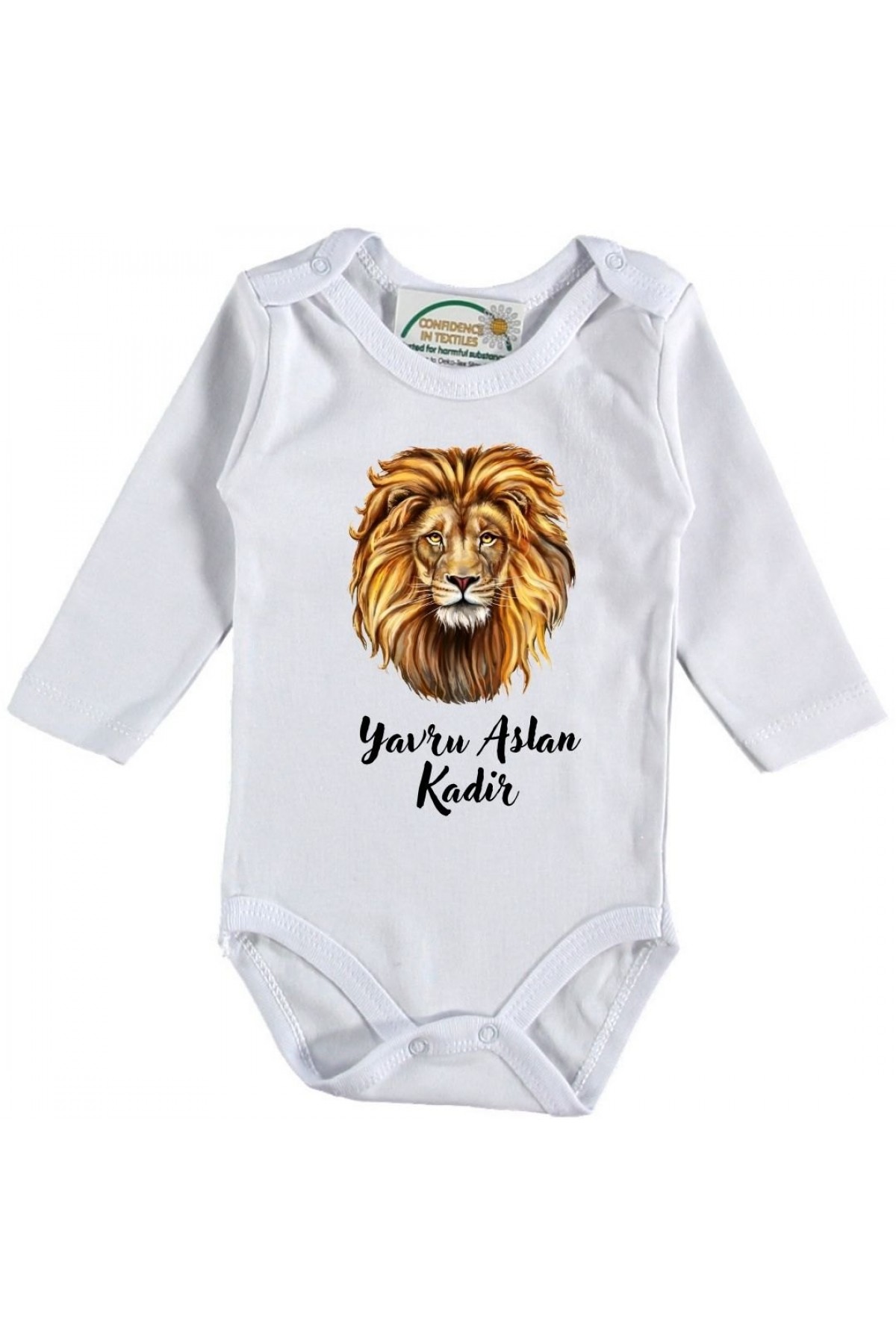 Kişiye özel bebek zıbın Yavru Aslan