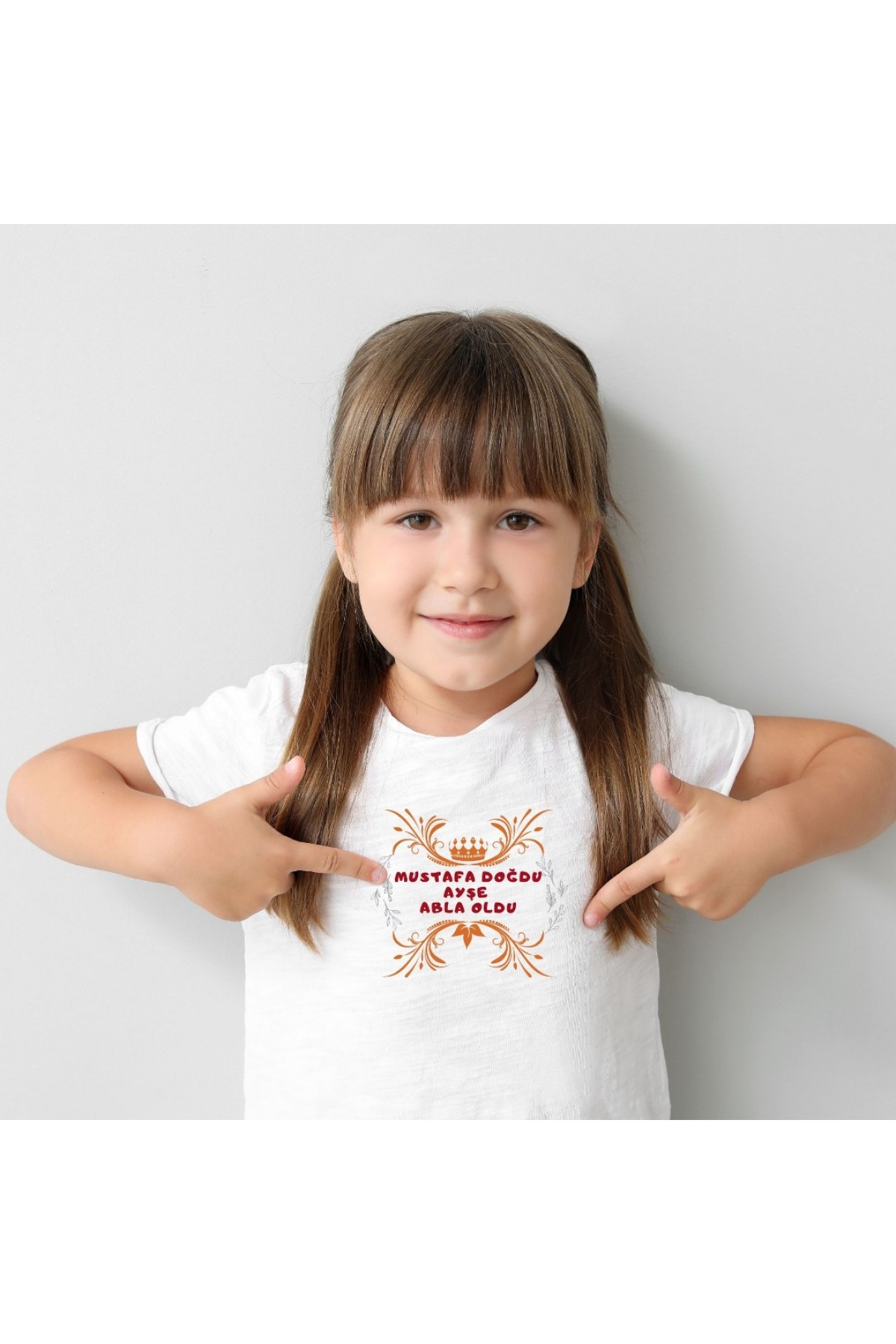 Kişiye özel tişört abi-abla oldu