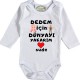 Dedem için Dünyayı Yakarım Yazılı Kişiye özel Kız Bebek Zıbın