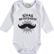 Şehrin Beyefendisi Yazılı Kişiye özel Bebek Zıbın