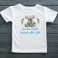 Kardeş Doğdu Abla ve ya Abi Oldu  Yazılı Çocuk Tişörtü