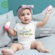 Ailesine Hoş Geldin bebek Yazılı Kişiye Özel Bebek Zıbın