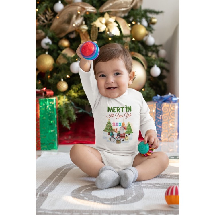 İlk Yeni Yılım Kişiye Özel Bebek Zıbın