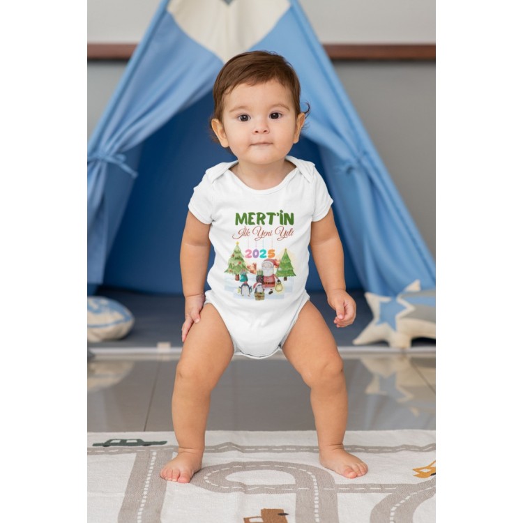 İlk Yeni Yılım Kişiye Özel Bebek Zıbın