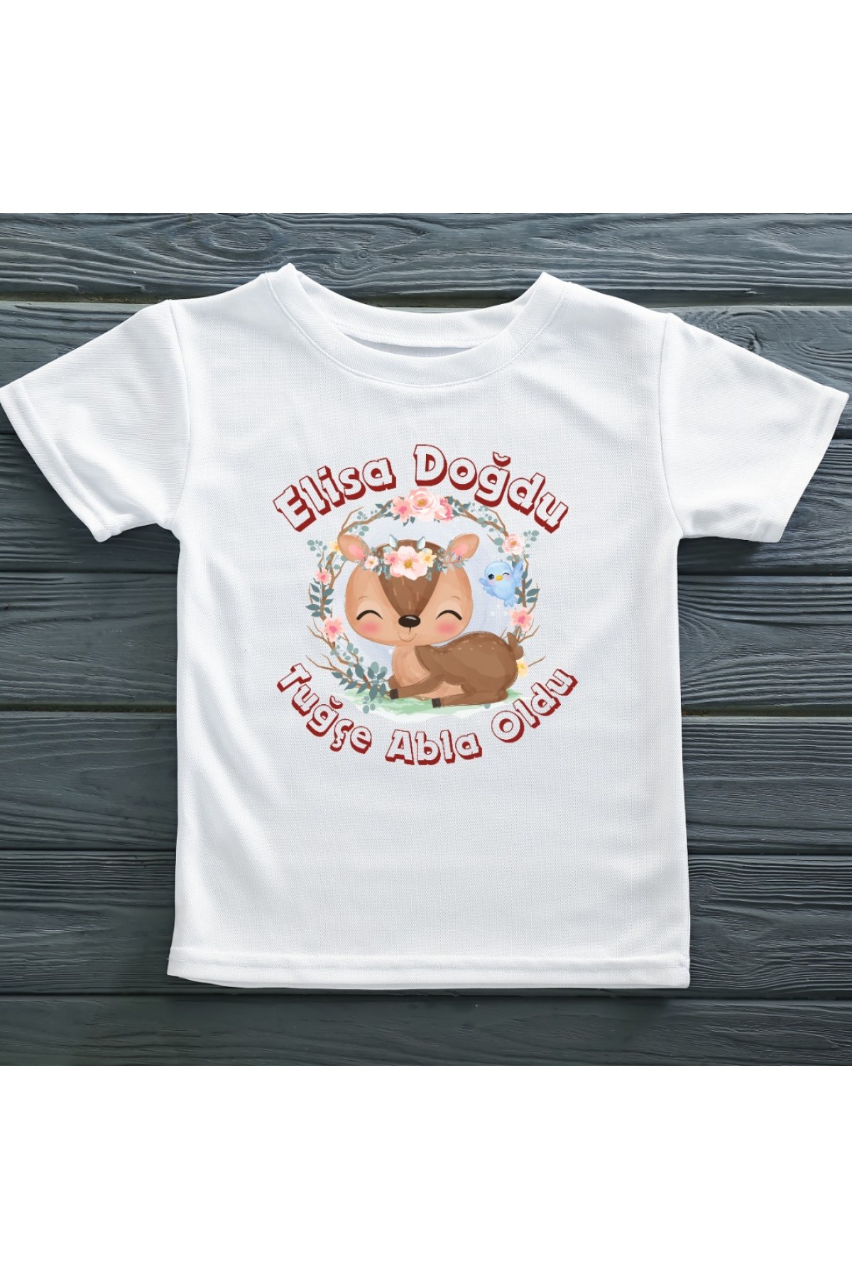 Abla Oldu Ceylan Temalı Yazılı Çocuk Tişörtü