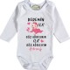 Dedemin İlk Göz Ağrısının İlk Göz Ağrısıyım Yazılı Kızk Bebek Zıbın Dedemin İlk Göz Ağrısının İlk Göz Ağrısıyım Yazılı Kızk Bebek Zıbın