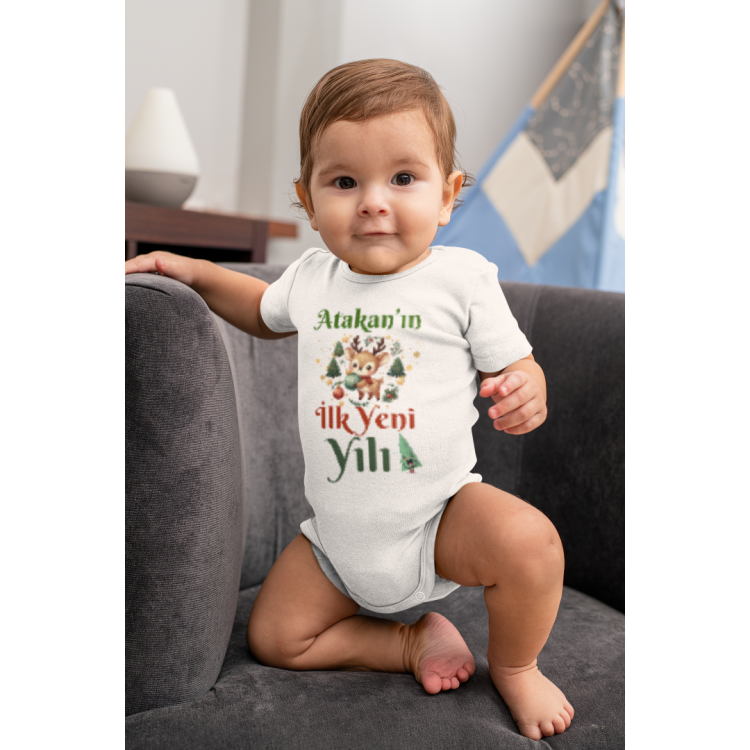 İlk Yeni Yılı Kişiye Özel Bebek Zıbın