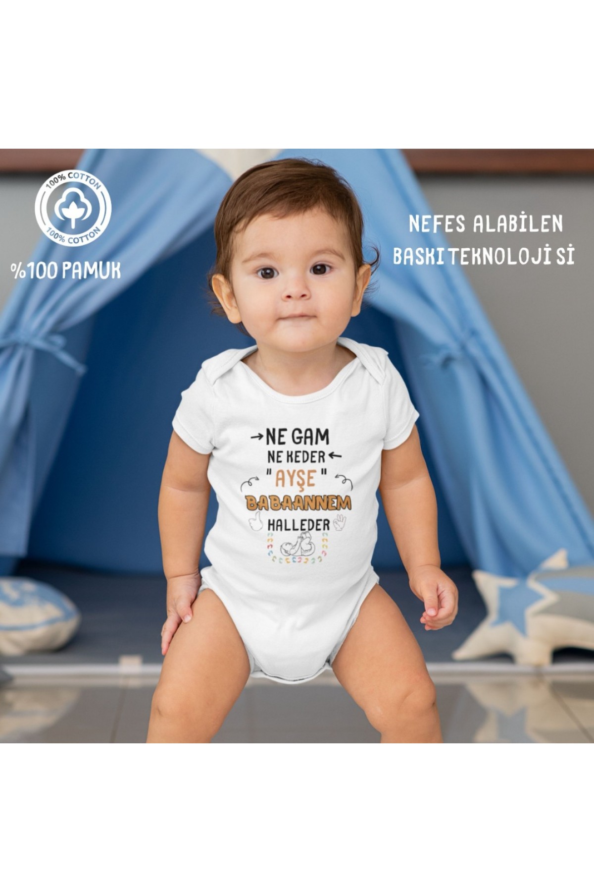 Ne Gam Ne Keder Nasıl Olsa Halleder Kişiye Özel Bebek Zıbın