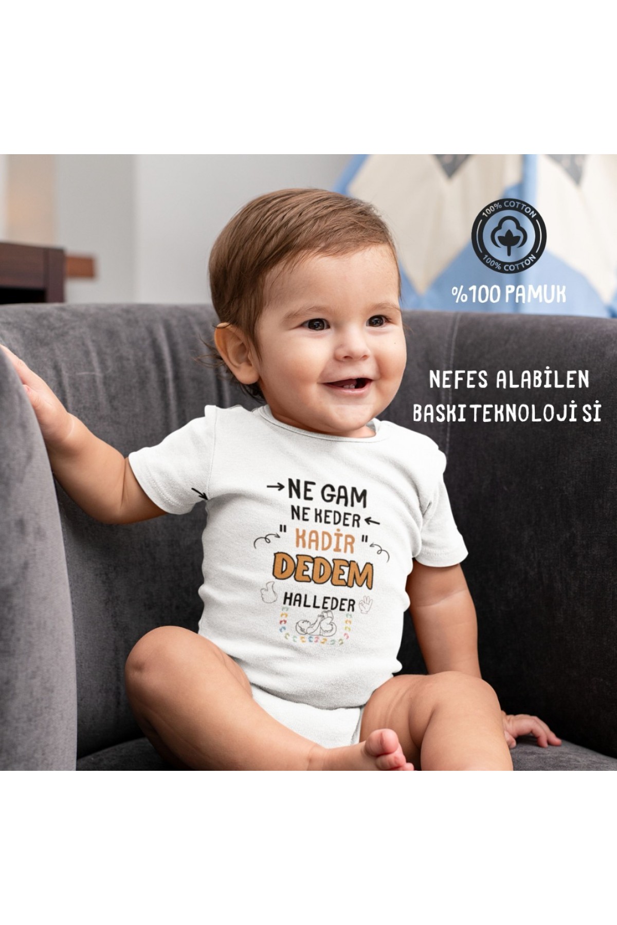 Ne Gam Ne Keder Nasıl Olsa Halleder Kişiye Özel Bebek Zıbın