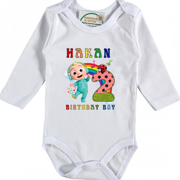 Yaşında Yazılı Bebek Zıbın