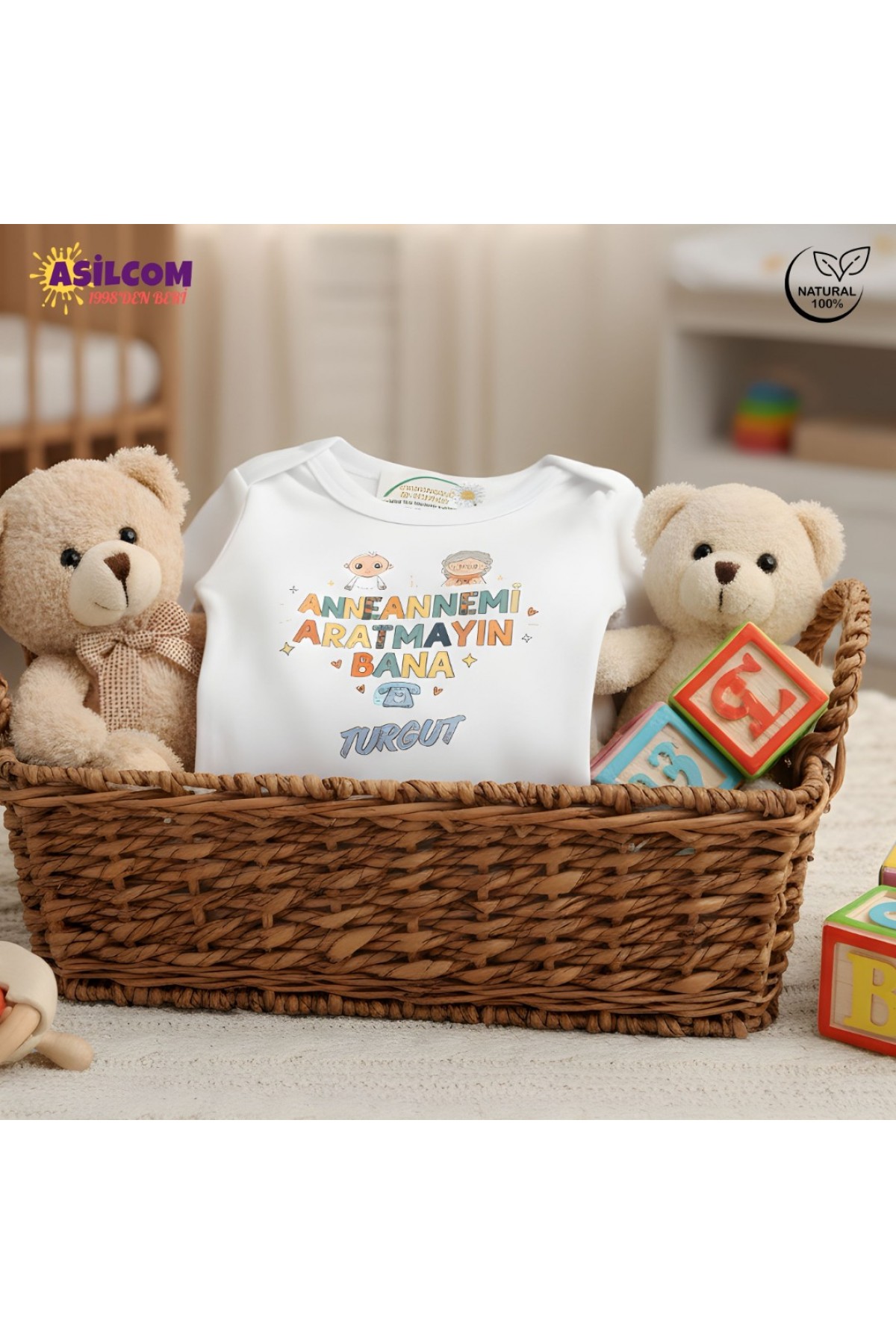 "Anneannemi - Babaannemi Aratmayın Bana!" - Miniklere Özel Sevgi Dolu kişiye özel Zıbınlar!