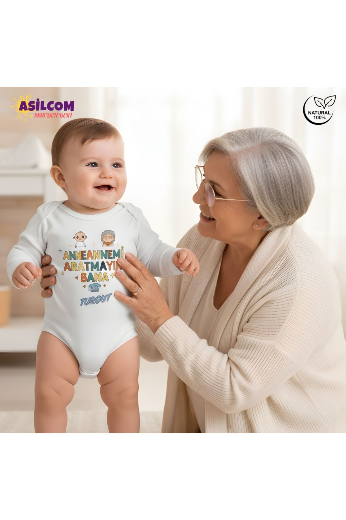 "Anneannemi - Babaannemi Aratmayın Bana!" - Miniklere Özel Sevgi Dolu kişiye özel Zıbınlar!