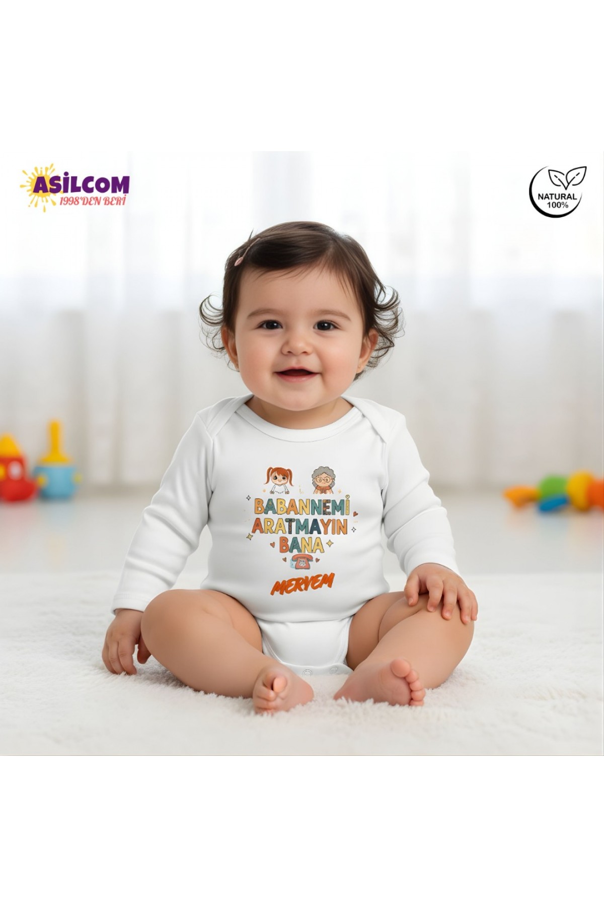 "Anneannemi - Babaannemi Aratmayın Bana!" - Miniklere Özel Sevgi Dolu kişiye özel Zıbınlar!