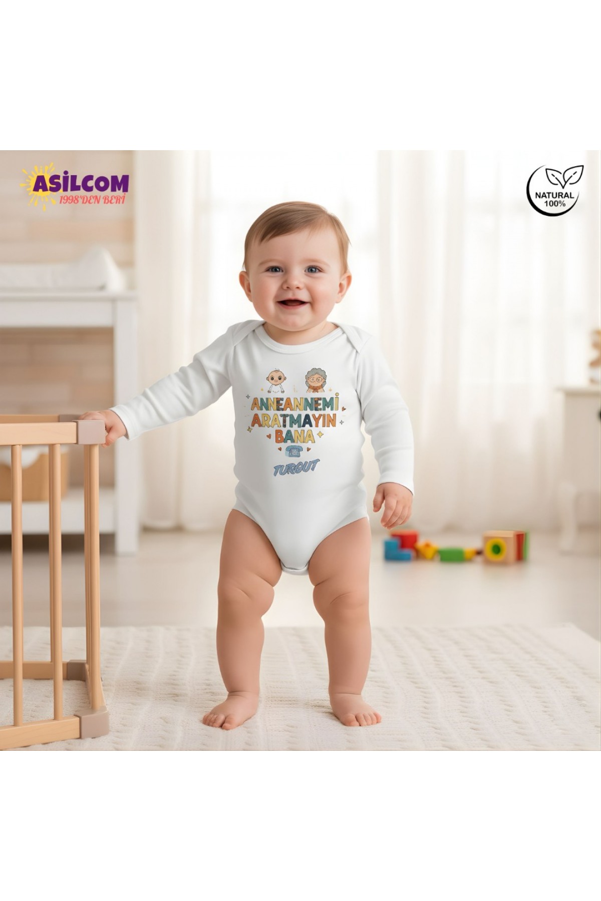 "Anneannemi - Babaannemi Aratmayın Bana!" - Miniklere Özel Sevgi Dolu kişiye özel Zıbınlar!