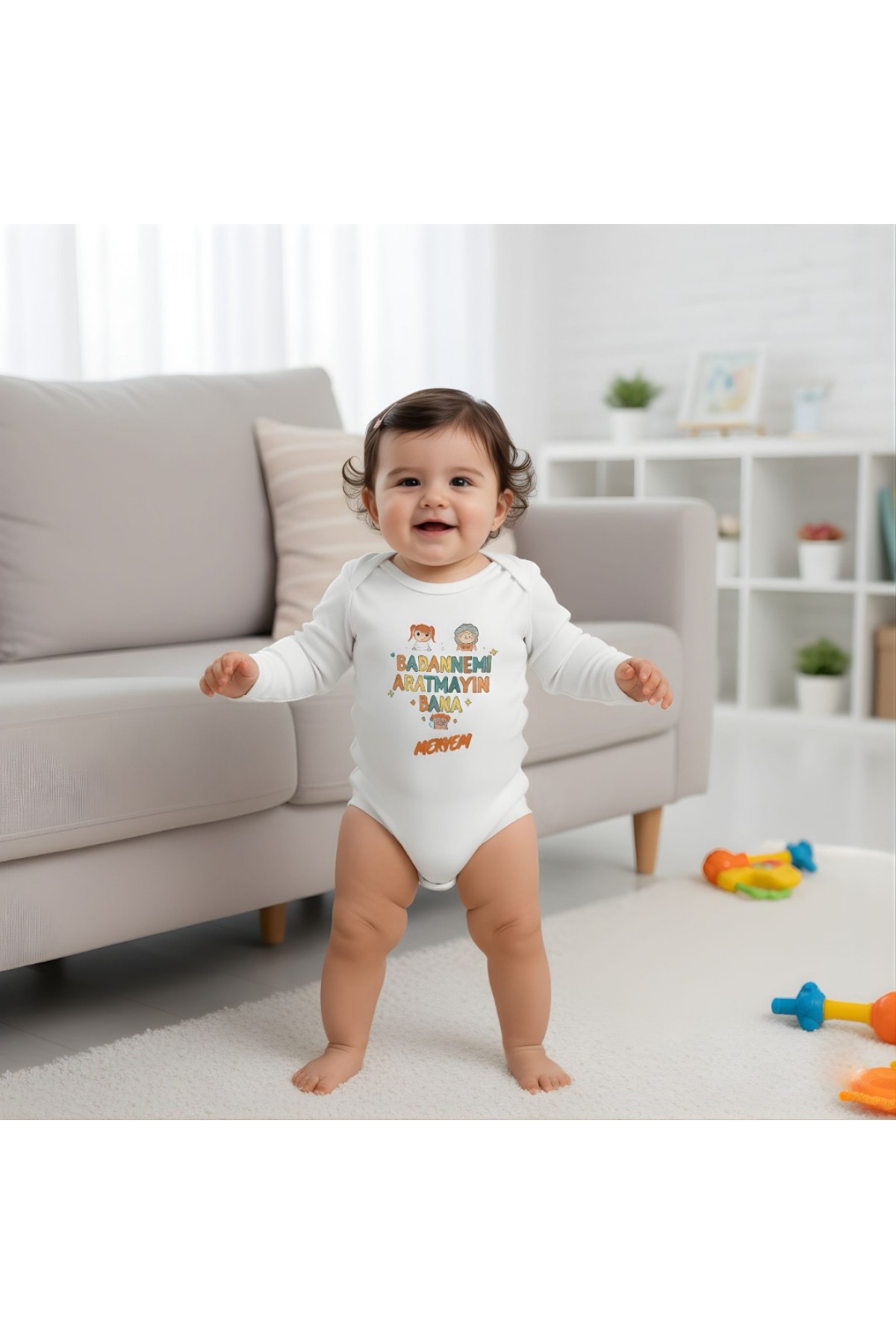 "Anneannemi - Babaannemi Aratmayın Bana!" - Miniklere Özel Sevgi Dolu kişiye özel Zıbınlar!