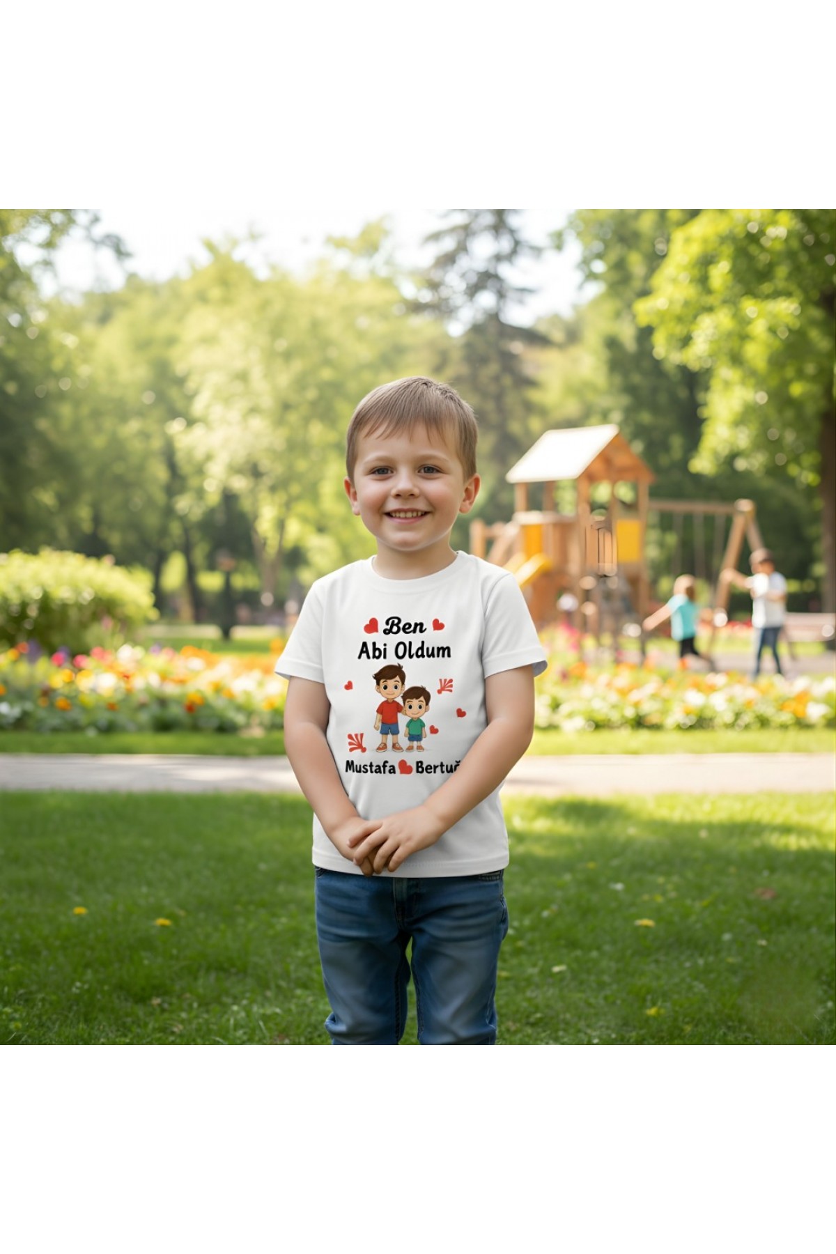 Kardeşlik: Kişiye Özel İsimli Tişört Abi Oldu