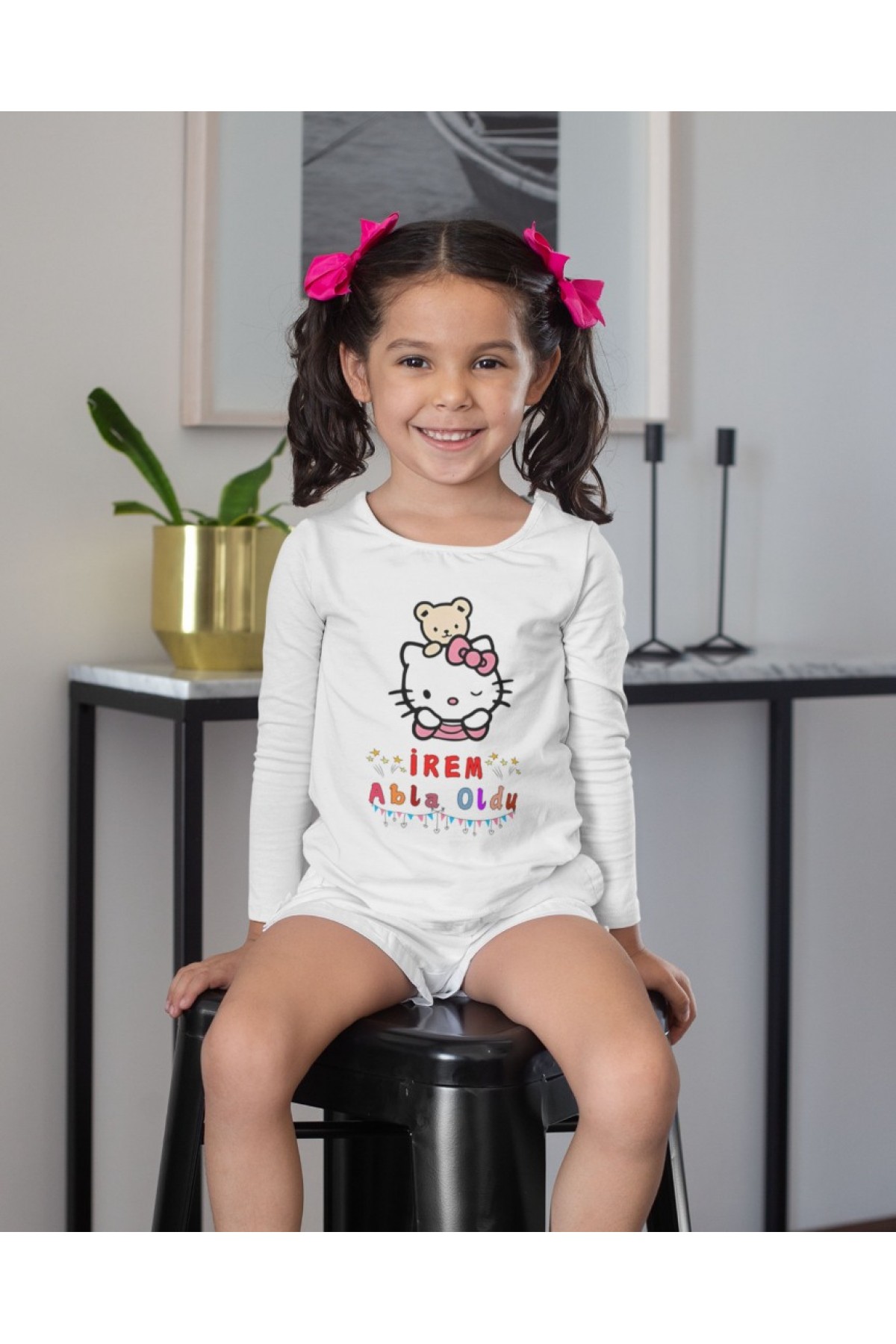 Abla Oldu Tasarımlı Kişiye Özel Çocuk Tişörtü