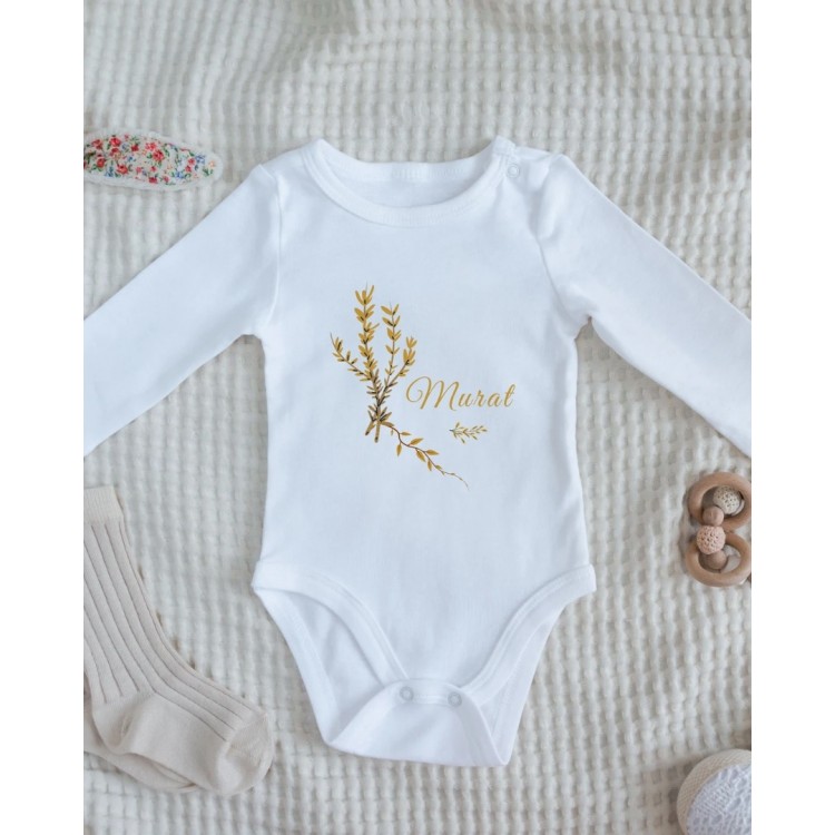 İsimli Kişiye Özel Bebek Zıbın - %100 Pamuk İsimli Kişiye Özel Bebek Zıbın - %100 Pamuk