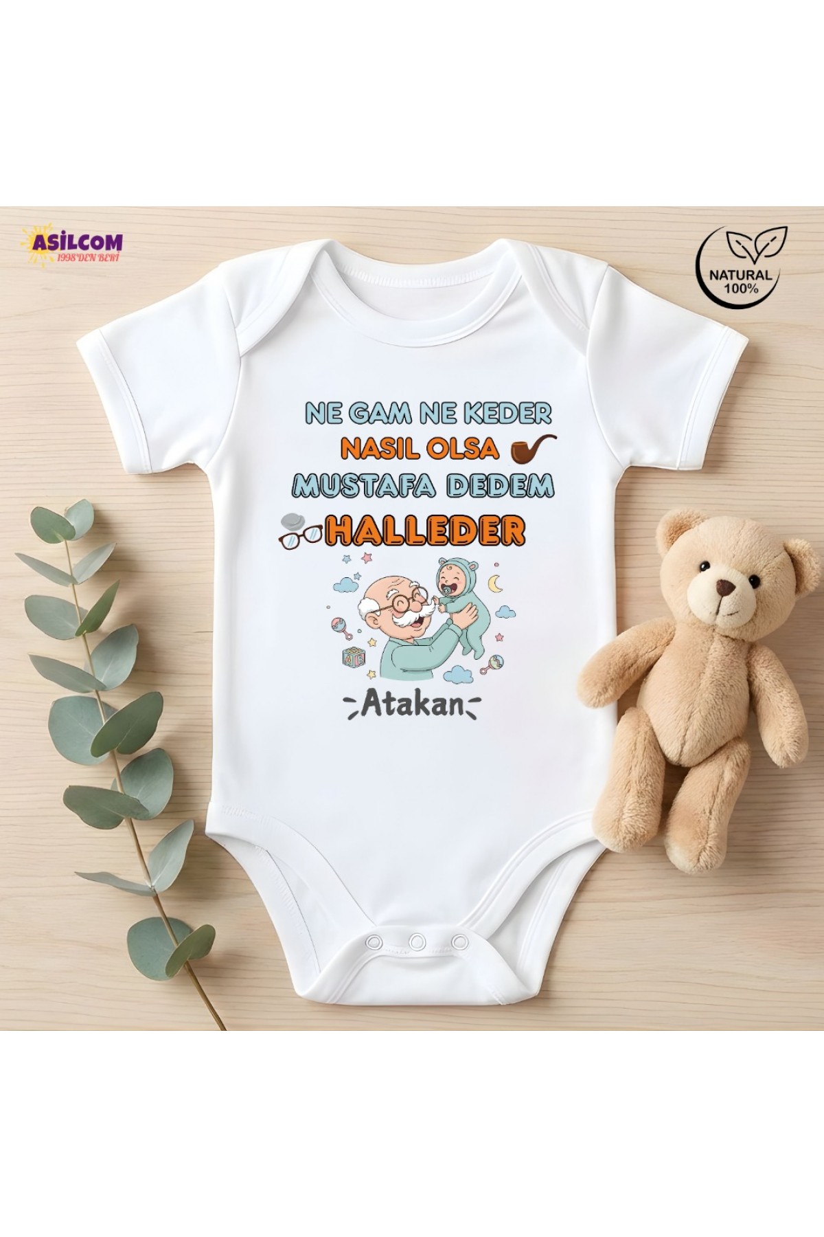 Kişiye Özel İsimli Bebek Zıbını - 